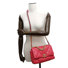 Load image into Gallery viewer, CHANEL 19 ChainShoulder Bag PinkAS1160 Lambskin
