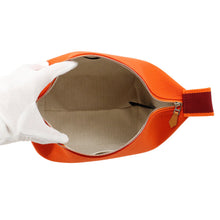 将图像加载到图库查看器中，HERMES Brid a Black Feu/Bordeaux Canvas Size PM

