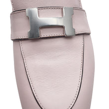 将图像加载到图库查看器中，HERMES Mocassins Paris Pink Leather Size 35 1/2
