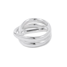 将图像加载到图库查看器中，HERMES Chaine d&#39;Ancre Punk Double Ring Size 50/#10#12 SV925
