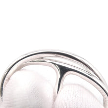 将图像加载到图库查看器中，HERMES Chaine d&#39;Ancre Punk Double Ring Size 50/#10#12 SV925
