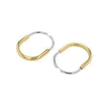 Load image into Gallery viewer, TIFFANY&amp;Co. Padlock Earrings Size Extra large K18YG K18WG
