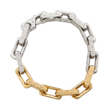Load image into Gallery viewer, LOUIS VUITTON Bracelet Chain Monogram Size L Gold/SilverM1555L Metal

