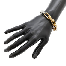 Load image into Gallery viewer, LOUIS VUITTON Bracelet Chain Monogram Size L Gold/SilverM1555L Metal
