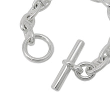 Load image into Gallery viewer, HERMES Chaine d&#39;Ancre Bracelet 14 frames Size MM SV925
