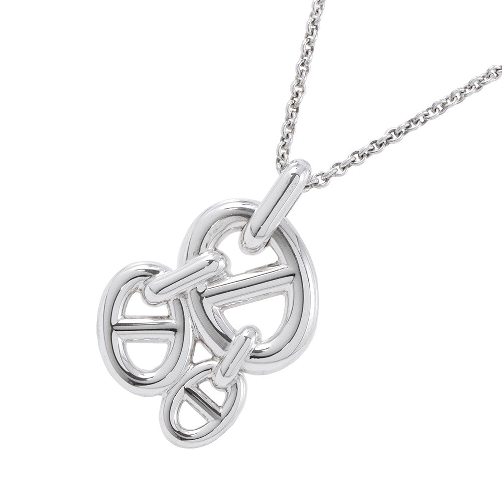HERMES Chaine d'Ancre Necklace Size PM SV925