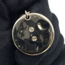 Load image into Gallery viewer, CHANEL Choker Necklace CC Logo Round Plate Gold Metal Rhinestone
