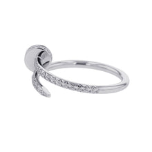 将图像加载到图库查看器中，CARTIER Juste Un Clou Ring Small Model Semi-Pavé Size 53/#13 SMB4231600 18K White Gold
