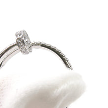将图像加载到图库查看器中，CARTIER Juste Un Clou Ring Small Model Semi-Pavé Size 53/#13 SMB4231600 18K White Gold
