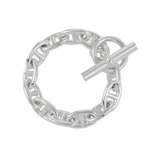 Load image into Gallery viewer, HERMES Chaine d&#39;Ancre Bracelet 12 frames Size GM SV925
