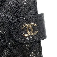 Load image into Gallery viewer, CHANEL passport case BlackAP3791 Caviar Leather
