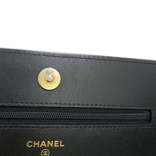 Load image into Gallery viewer, CHANEL Matelasse Boy Chanel Chain Wallet BlackAP1117 Caviar Leather
