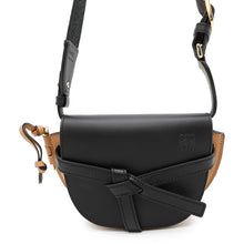 Load image into Gallery viewer, LOEWE Gate Dual Mini Shoulder Bag Black/BeigeA650N46X25 Leather Size Mini

