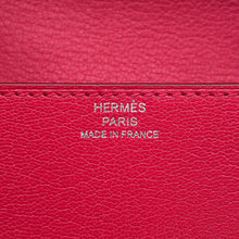 Load image into Gallery viewer, HERMES Chaine d&#39;Ancre compact wallet Rose Extreme Chevre Shamqila
