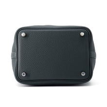 Load image into Gallery viewer, HERMES Picotin Lock Eclat Vert Mangrove/Guripantan Taurillon Clemence Swift Leather Size PM
