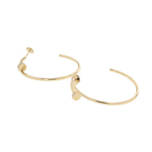 Load image into Gallery viewer, CARTIER Juste Un Clou Hoop Earring Large Model Diamond Size LargeB8301225 18K Yellow Gold
