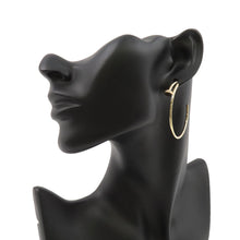 将图像加载到图库查看器中，CARTIER Juste Un Clou Hoop Earring Large Model Diamond Size LargeB8301225 18K Yellow Gold
