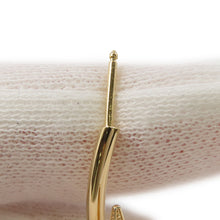将图像加载到图库查看器中，CARTIER Juste Un Clou Hoop Earring Large Model Diamond Size LargeB8301225 18K Yellow Gold
