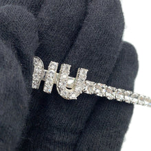 Load image into Gallery viewer, MIUMIU Crystal Necklace5JC871 Metal Artificial Crystal

