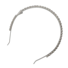 将图像加载到图库查看器中，PRADA Crystal Headband Silver1IH048 Metal Artificial Crystal
