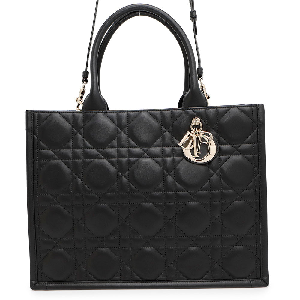 Dior Book tote BlackM1324OWHP Leather Size Medium