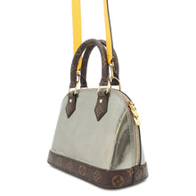 Load image into Gallery viewer, LOUIS VUITTON Alma MetalicSilver/YellowM44389 Monogram Monogram Vernis Leather Epi Leather Size BB
