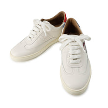 Load image into Gallery viewer, HERMES Sneakers Quicker Pegasus Pop White Leather Size 36
