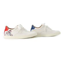 Load image into Gallery viewer, HERMES Sneakers Quicker Pegasus Pop White Leather Size 36
