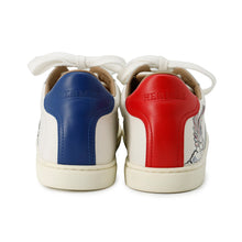 Load image into Gallery viewer, HERMES Sneakers Quicker Pegasus Pop White Leather Size 36
