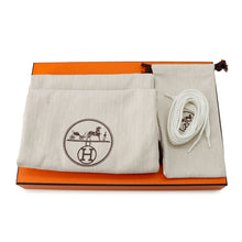 Load image into Gallery viewer, HERMES Sneakers Quicker Pegasus Pop White Leather Size 36
