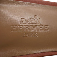Load image into Gallery viewer, HERMES Sandals Legend Gold Calf Leather Size 351/2
