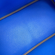Load image into Gallery viewer, HERMES Birkin Verso Lime/Blue Blue Taurillon Novillo Size 25
