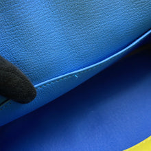 Load image into Gallery viewer, HERMES Birkin Verso Lime/Blue Blue Taurillon Novillo Size 25
