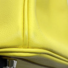 Load image into Gallery viewer, HERMES Birkin Verso Lime/Blue Blue Taurillon Novillo Size 25
