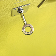 Load image into Gallery viewer, HERMES Birkin Verso Lime/Blue Blue Taurillon Novillo Size 25
