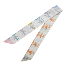 将图像加载到图库查看器中，HERMES Twilly HERMES PARADE HERMES Parade Gri Perle/Vert/Jaune Silk100%

