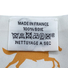 将图像加载到图库查看器中，HERMES Twilly HERMES PARADE HERMES Parade Gri Perle/Vert/Jaune Silk100%
