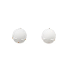 将图像加载到图库查看器中，Dior Tribal Star Ball AirPods Holder Earrings D-VIBE White Metal
