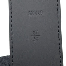 将图像加载到图库查看器中，LOUIS VUITTON Belt・LVInitial Size 85/34 NoirM0449 Monogram Eclipse

