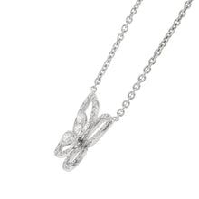 Load image into Gallery viewer, GRAFF Butterfly Silhouette Diamond Pendant Size Small 18K White Gold
