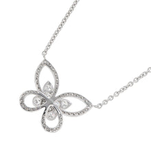 Load image into Gallery viewer, GRAFF Butterfly Silhouette Diamond Pendant Size Small 18K White Gold
