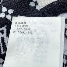 Load image into Gallery viewer, LOUIS VUITTON Monogram sleeveless knit dress Size XS Noir/White/Pink Silk63% Nylon34% Polyurethane3%
