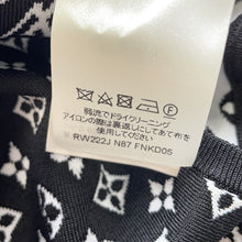 Load image into Gallery viewer, LOUIS VUITTON Monogram sleeveless knit dress Size XS Noir/White/Pink Silk63% Nylon34% Polyurethane3%
