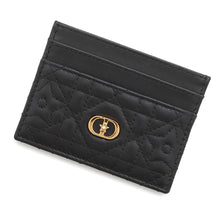 Load image into Gallery viewer, Dior Caro Freesia Card Holder Star BlackS5130UNTZ Lambskin/Faux Pearl

