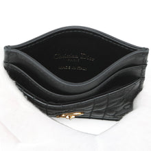 Load image into Gallery viewer, Dior Caro Freesia Card Holder Star BlackS5130UNTZ Lambskin/Faux Pearl
