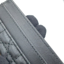 Load image into Gallery viewer, Dior Caro Freesia Card Holder Star BlackS5130UNTZ Lambskin/Faux Pearl
