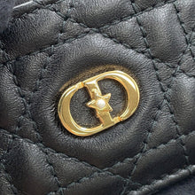Load image into Gallery viewer, Dior Caro Freesia Card Holder Star BlackS5130UNTZ Lambskin/Faux Pearl
