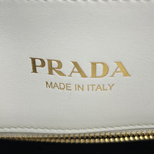 将图像加载到图库查看器中，PRADA Top Tech Tote Bag White1BA378 Calf Leather
