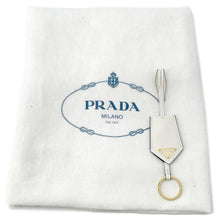 将图像加载到图库查看器中，PRADA Top Tech Tote Bag White1BA378 Calf Leather
