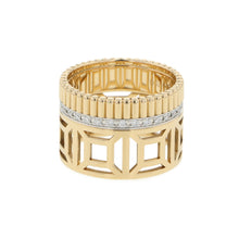 将图像加载到图库查看器中，Boucheron Quatre Radiant Openwork Ring Size 51/#11JRG0301351/JRG03013 K18YG K18WG
